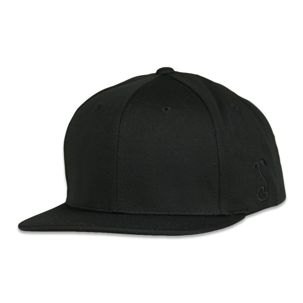Black Snapback Pro Fit Hat