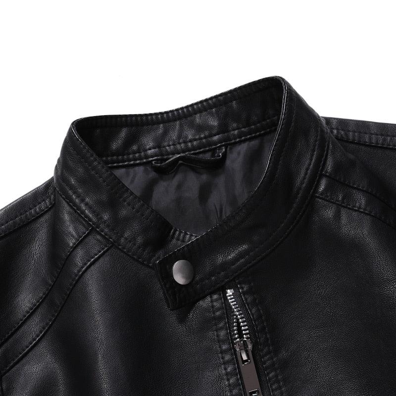 Luxury Black Men's Leather Jacket