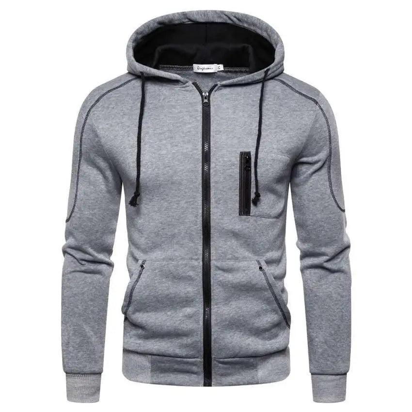 Men's Hoodies Jacket Fleece Hooded Coat